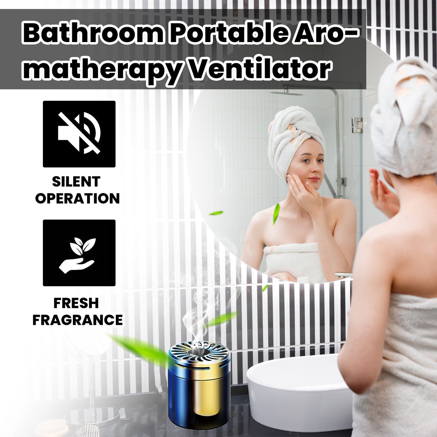 Bathroom Portable Ventilation Aromatherapy Car Deodorant Fragrance Decoration